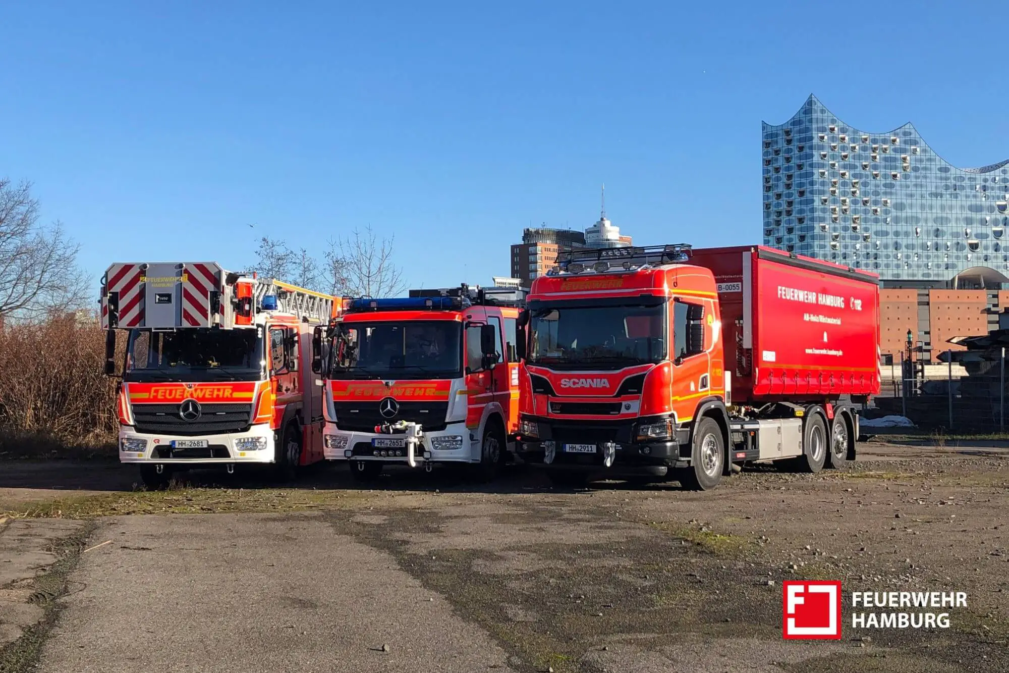 Neue Spezialfahrzeuge für die Feuerwehr Hamburg