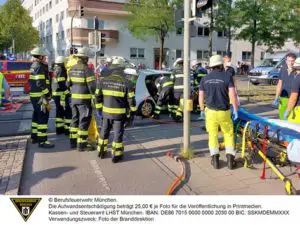 FW-M: Zusammenstoß zwischen Straßenbahn und Pkw (Neuhausen)