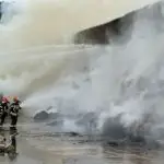 FW-RD: Brand im Heulager - Feuerwehr mit Großaufgebot im Einsatz