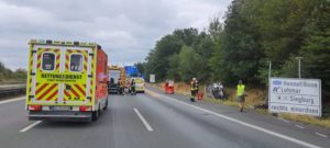 FW Königswinter: Vier Verletzte bei Verkehrsunfall auf der Autobahn A 3