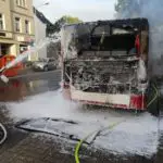 FW-MK: Schulbus brennt am Mittwochmorgen