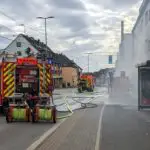 FW-MH: Containerbrand auf der Aktienstraße