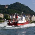 FW-BN: In Not geratener Schwimmer aus dem Rhein gerettet