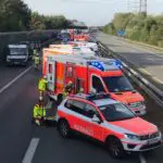 FW-BOT: Verkehrsunfall mit 11 Verletzten auf der A31 - Rettungshubschrauber im Einsatz