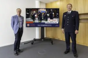 FW-HH: Hamburger Feuerkasse fördert Kampagne „Sei dabei. Ehrensache!“ Freiwillige Feuerwehr wirbt um Nachwuchs in der Hansestadt