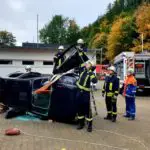 FW Schalksmühle: Verstärkte Ausbildung: Technische Rettung bei Verkehrsunfällen
