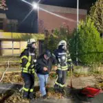 Feuerwehr Kalkar: Stadtwehrübung- Verpuffung im Heizungskeller