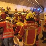 LRA-Ravensburg: Vollsperrung Herfatzer-Autobahntunnel der A96 für Großübung der Rettungskräfte