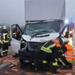 FW Königswinter: Ein Verletzter bei Auffahrunfall auf Autobahn A 3