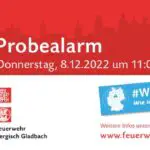 FW-GL: Bundesweiter Warntag: Sirenen heulen deutschlandweit am 8. Dezember um 11 Uhr