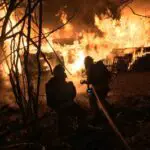 FW-BOT: Laubenbrand in Kleingartenanlage