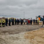 FW Bremerhaven: Spatenstich für das Gerätehaus der Freiwillige Feuerwehr Wulsdorf