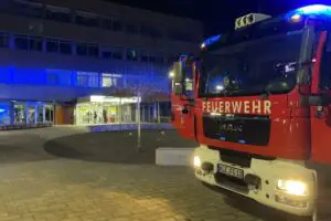 FF Goch: Feuer im Krankenhaus