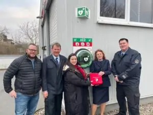 FW Rüdesheim: Defibrillator optimiert die Rettungskette