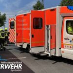 FW-MG: Rettungshubschrauber landete auf der Baustelle am Europaplatz