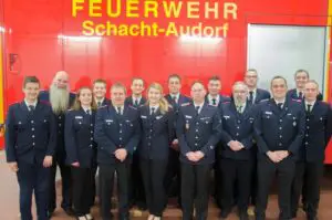 FW-RD: Jahreshauptversammlung Feuerwehr Schacht-Audorf – Sven Grube erhält das Brandschutzehrenzeichen in Silber