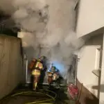FW Frankenthal: Tiefgaragenbrand, sowie gemeldeter Gasgeruch