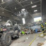 FW-OB: Brand auf Wertstoffhof Remondis
