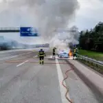 FW-M: A 99 – Vollsperrung wegen Fahrzeugbrand (Neuherberg)