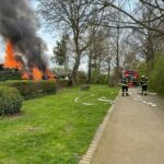 FW-DO: Feuer in einer Kleingartenanlage in Do-Wickede