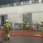 FW Dresden: Brand in einem Lagerraum für Gefahrstoffe