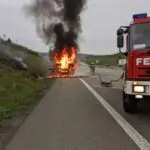 FW Pforzheim: Lkw Brand auf der BAB 8 bei Pforzheim