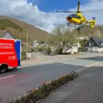 FW-PL: Ortsteil Oesterau – Verkehrsunfall mit Hubschrauberlandung