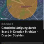 FW Dresden: Dachstuhlbrand mit starker Rauchentwicklung – Auslösung von Warnapps