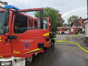 FW-AR: Brandeinsatz in Wennigloh am Montagnachmittag