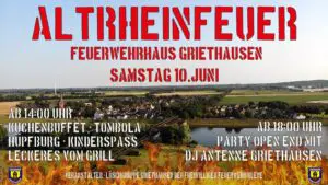 FW-KLE: Erstes „Altrheinfeuer“ in Griethausen