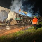 FW-ROW: Brand in landwirtschaftlichen Betrieb – Feuerwehr verhindert schlimmeres