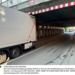 FW-M: Lkw steckt in Unterführung (Isarvorstadt)