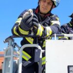 FW-M: Turmfalkenrettung auf der Feuerwache (Milbertshofen)