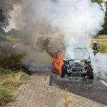 FW-Radolfzell: Fahrzeugbrand auf der B 33
