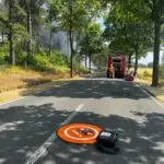 Feuerwehr Weeze: Gemeldeter Fahrzeugbrand greift auf Böschung und Wald über