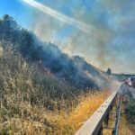 FW-NE: Böschungsbrand an A57 | Hohe Wald- und Wiesenbrandgefahr | Appell der Feuerwehr
