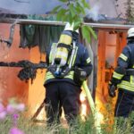 FW Celle: Feuer in Bauhaussiedlung