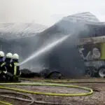 FW-RD: Millionenschaden durch Feuer auf landwirtschaftlichem Betrieb