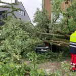 FW Ratingen: Tiefdruckgebiet UNAI hinterlässt nur wenige Schäden in Ratingen