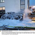 FW-M: Zwei neue BMW ausgebrannt (Westend)
