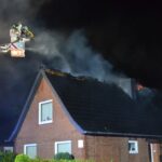 FW-PI: Quickborn: Feuerwehren bekämpfen mehrere Stunden einen Dachstuhlbrand in einem Einfamilienhaus