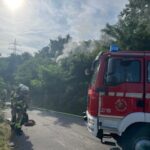 FW-E: Brand in einem ehemaligen Bahngebäude in Essen – kräftezehrender Einsatz für die Feuerwehr