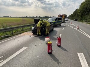 FW Alpen: Verkehrsunfall B58