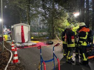 FW-ROW: Gefahrguteinsatz: Ammoniak Austritt in Rotenburg