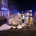 FW-KLE: Brand eines Pkw an der Borselstege in Kleve
