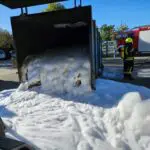 FW-ROW: Containerbrand beschäftigt Feuerwehren