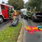 FFW Fredenbeck: Zwei Autofahrer bei Verkehrsunfall verletzt / Feuerwehr befreit Fahrerin aus BMW