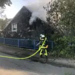 FW-BO: Brand in einem leerstehenden Gebäude in Bochum-Eppendorf
