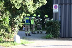 FW Pulheim: Gasaustritt durch Grünschnittarbeiten