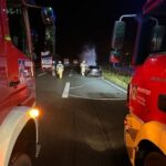 FW Helmstedt: PKW Brand auf der BAB2, AS Rennau